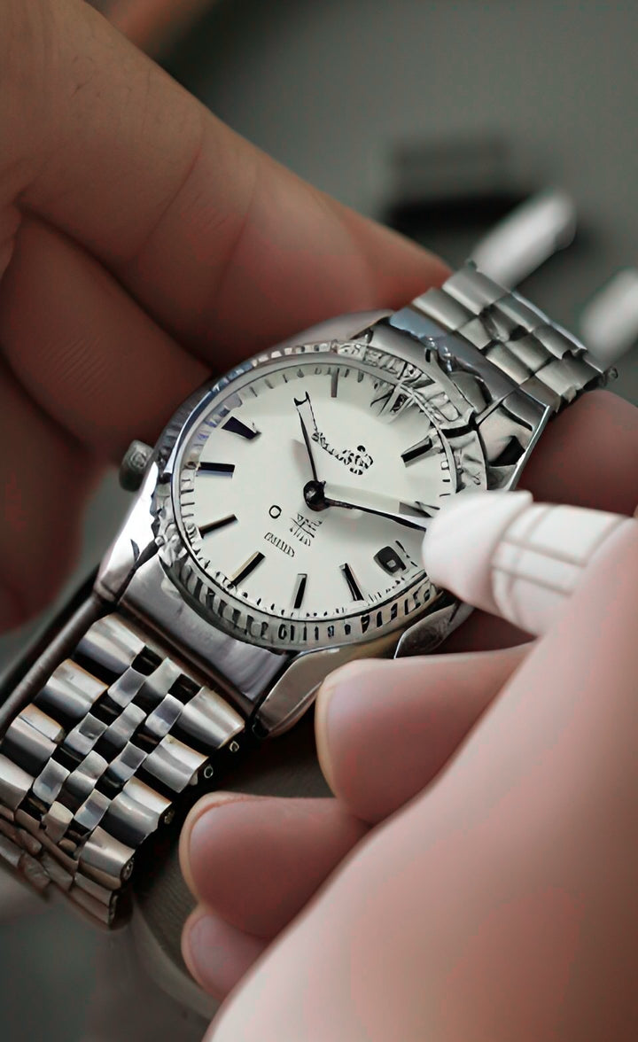 How to fix scratches on a mineral crystal watch